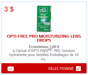 Économisez 3,00 $ à l’achat d’OPTI-FREE - Cadeaux Gratuits